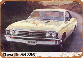 1967 Chevelle SS 396 - Metal Sign