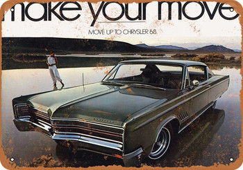1968 Chrysler Automobiles - Metal Sign