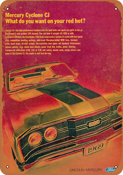 1969 Mercury Cyclone CJ 428 - Metal Sign