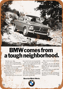 1970 BMW 2000 - Metal Sign