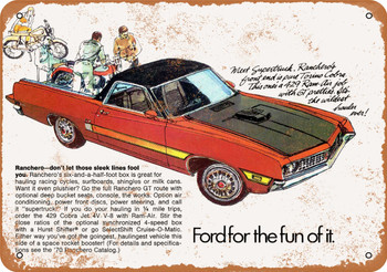 1970 Ford Ranchero - Metal Sign