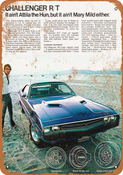 1971 Dodge Challenger R/T - Metal Sign