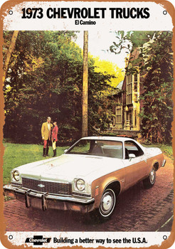 1973 Chevrolet El Camino - Metal Sign