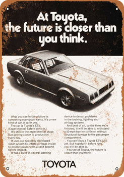 1973 Toyota ESV - Metal Sign