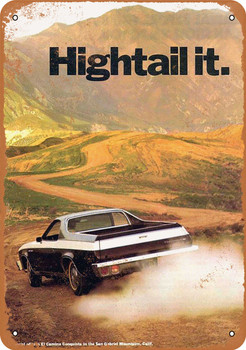 1973 Chevrolet El Camino Conquista - Metal Sign