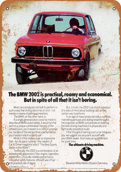 1975 BMW 2002 - Metal Sign