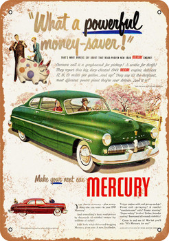 1949 Mercury Automobiles - Metal Sign