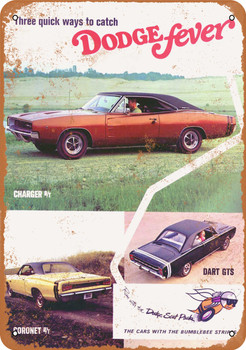 1968 Dodge Scat Pack - Metal Sign
