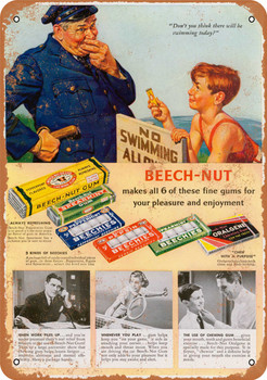 Beech-Nut Gum - Metal Sign