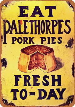 Palethorpes Pork Pies - Metal Sign
