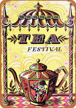 1951 Tea Festival London - Metal Sign