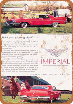 1960 Chrysler Imperial - Metal Sign