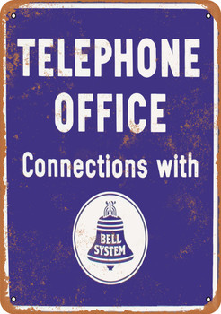 Bell Telephone Office - Metal Sign