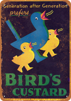 Bird's Custard - Metal Sign