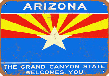 Welcome to Arizona - Metal Sign
