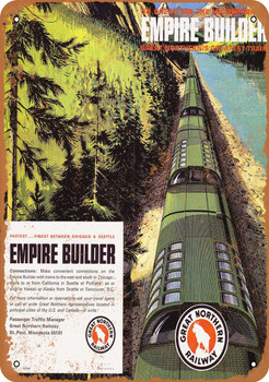 1951 Great Northern Empire Builder - Metal Sign