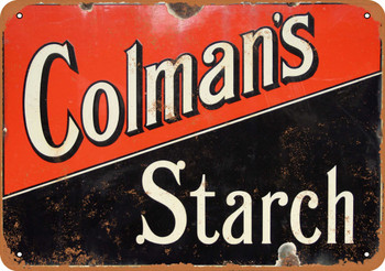 Colman's Starch - Metal Sign
