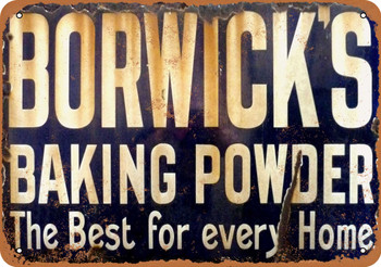 Borwick's Baking Powder - Metal Sign