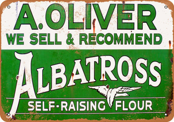 Albatross Self-Raising Flour - Metal Sign