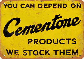 Cementone Products - Metal Sign