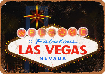 Welcome to Fabulous Las Vegas - Metal Sign