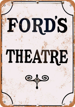 Ford's Theatre - Metal Sign