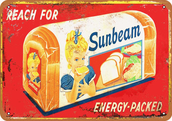 Sunbeam Bread - Metal Sign