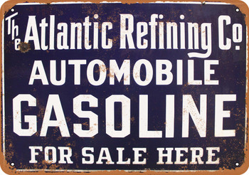 Atlantic Gasoline - Metal Sign