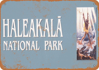 Haleakala National Park - Metal Sign