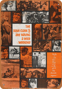 1965 Dave Clark 5 Having a Wild Weekend - Metal Sign 2