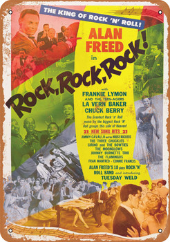 1965 Rock, Rock, Rock with Alan Freed - Metal Sign