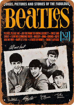 1964 Beatles All Our Best - Metal Sign