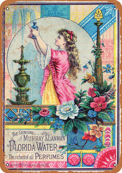 1881 Florida Water Perfume - Metal Sign