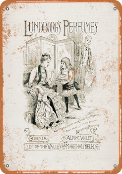 1885 Lundborg's Perfumes - Metal Sign
