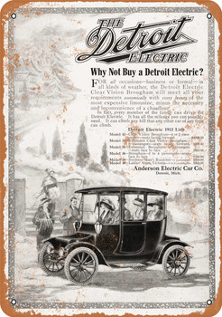 1913 Anderson Electric Car Co - Metal Sign