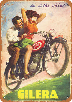 1949 Gilera Motorcycles - Metal Sign