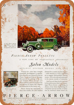 1931 Pierce Arrow Automobiles - Metal Sign