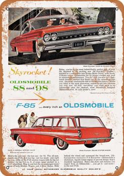 1961 Oldsmobile Super 88 - Metal Sign