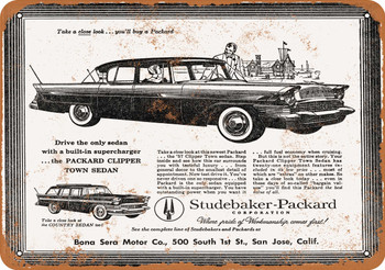 1957 Packard Clipper Town Sedan - Metal Sign