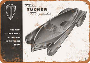 1948 Tucker Torpedo - Metal Sign