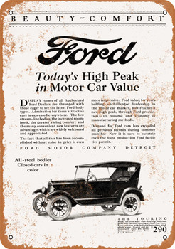 1926 Ford Touring Sedan - Metal Sign