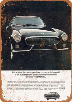 1964 Volvo Gran Turismo 1800 - Metal Sign