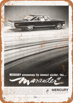 1963 Mercury Marauder - Metal Sign