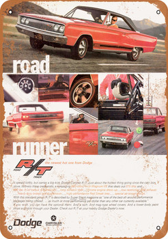 1967 Dodge Coronet RT - Metal Sign