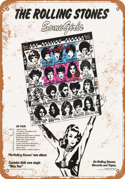 1978 Rolling Stones Some Girls - Metal Sign