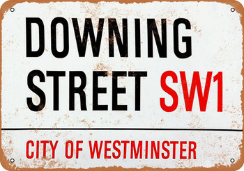 Downing Street - Metal Sign