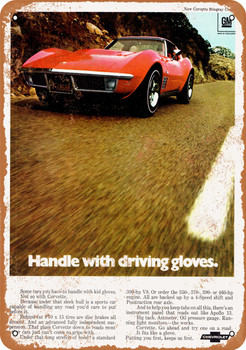 1970 Chevrolet Corvette Stingray - Metal Sign