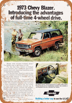 1973 Chevrolet Blazer - Metal Sign