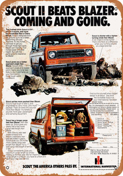 1977 International Scout II 2 - Metal Sign