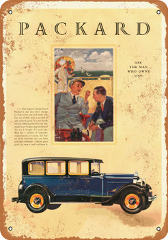 1928 Packard Automobiles - Metal Sign